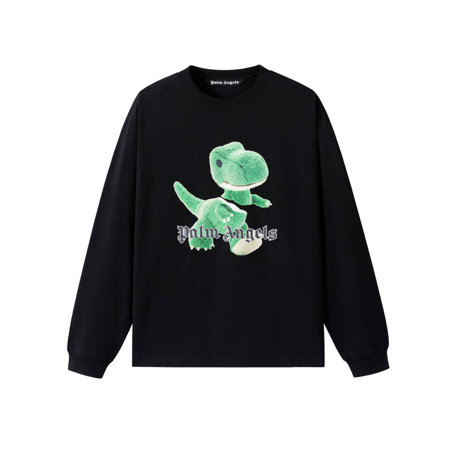PALM ANGELS T Shirts Men's Crew Neck Moderate Straight Fit