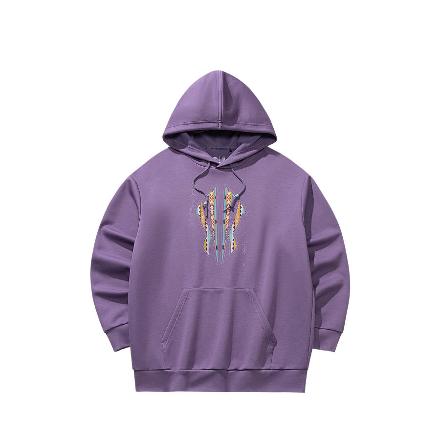 ANTA Irving Collection Sweatshirts Unisex Plum Blossom Purple 4 Hooded Non Detachable Moderate