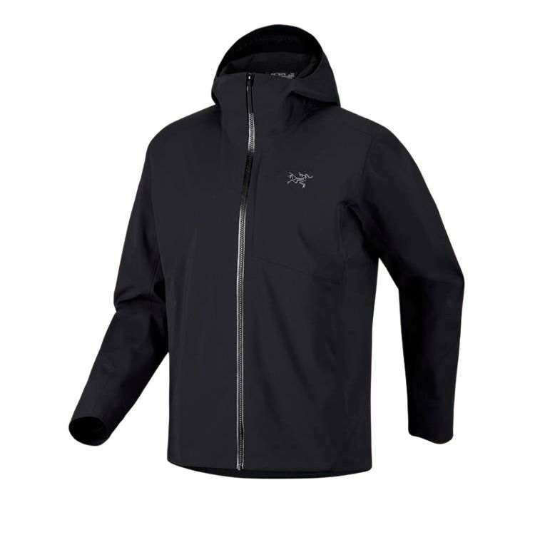 Arcteryx SAWYER Jackets Men's Black/Black Hooded Non Detachable Moderate