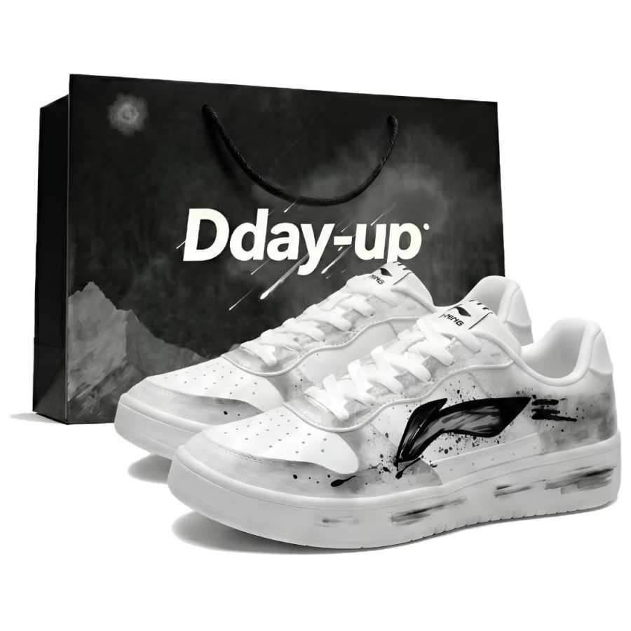 Li-Ning Li Ning Floating Boat Skateboard Shoes Unisex Low Top Black Gray
