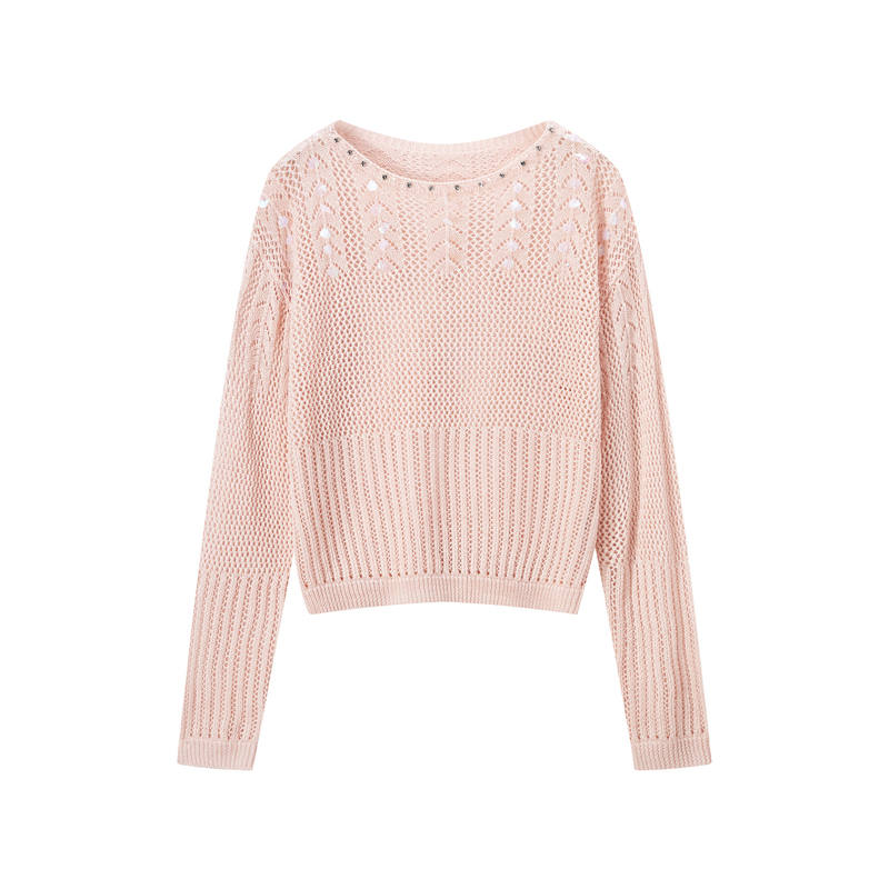 XIANGYING Knitwear Women's Crew Neck Moderate