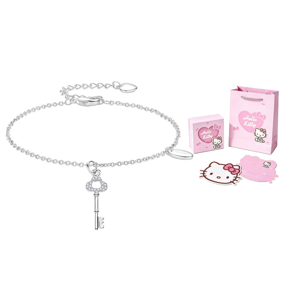 Sanrio X Hello Kitty Hello Kitty Artificial Gemstone Bracelets Women's