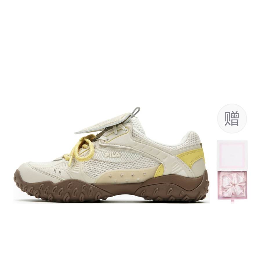 FILA ECHAPPE 2 Casual Shoes Women's Low Top Bright Gray/Almond Milk White