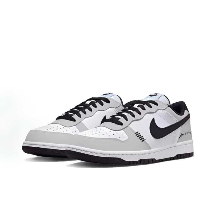 Nike Nike Big Skateboard Shoes Unisex Low Top Gray White