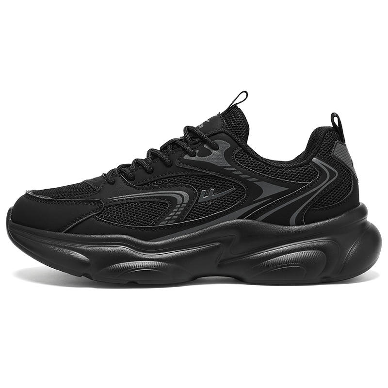 WARRIOR WARRIOR Chunky Sneakers Unisex Low Top Black Warrior, Dark Gray Black