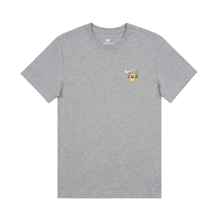 Nike Nike T Shirts Unisex Gray Crew Neck Moderate