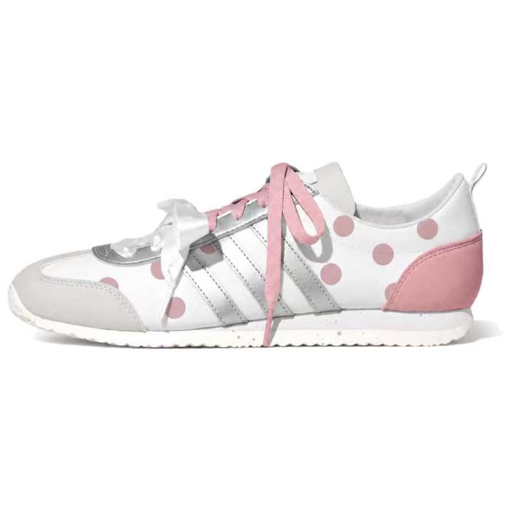 Adidas Adidas VS JOG 2.0 German Army Trainers Unisex Low Top White Pink