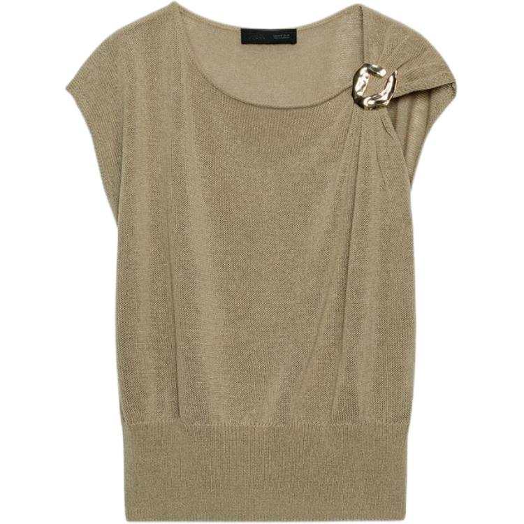ZARA Knitwear Women's Dark Camel Moderate