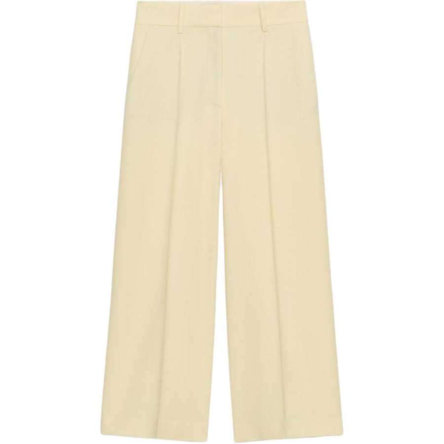 ZARA ZW Casual Pants Women's Light Yellow Moderate