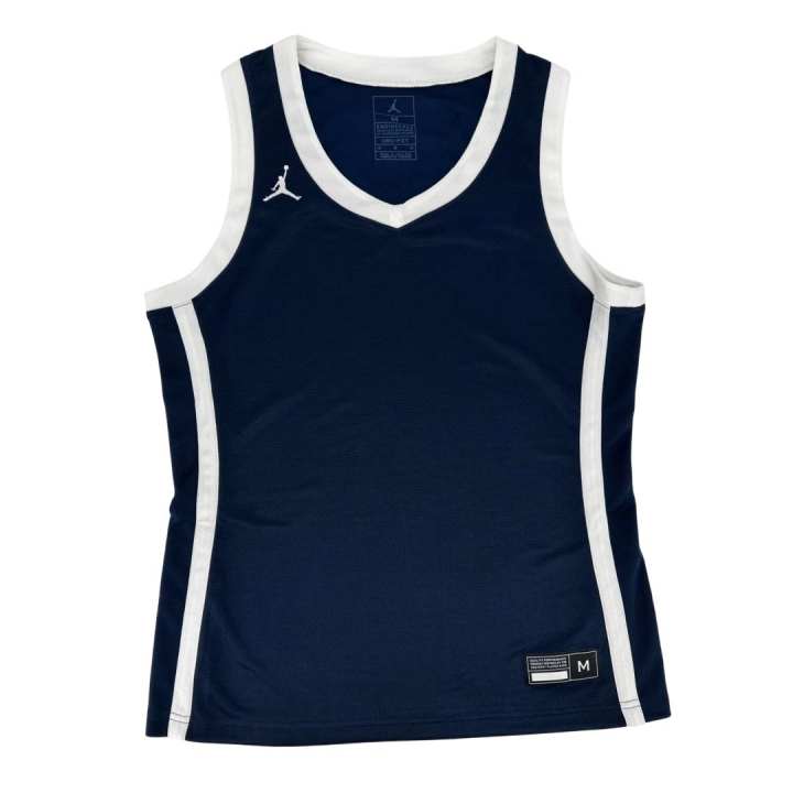 Jordan Jordan Jumpman Basketball Jerseys Women's Blue V Neck
