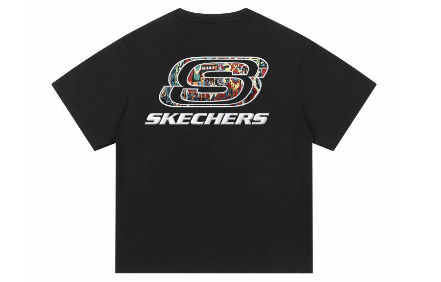 Skechers T Shirts Unisex Crew Neck Thin Straight Fit