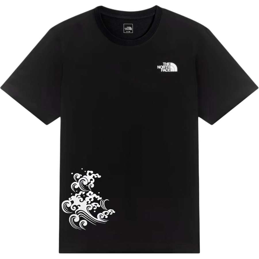 THE NORTH FACE T Shirts Unisex Black Crew Neck Moderate