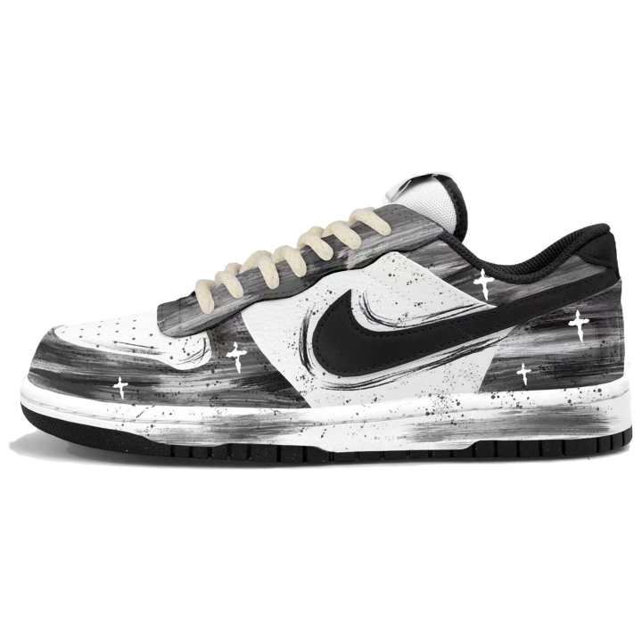 Nike Nike Big Skateboard Shoes Men's Low Top Black