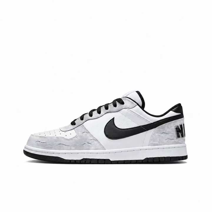 Nike Nike Big Skateboard Shoes Unisex Low Top Gray White