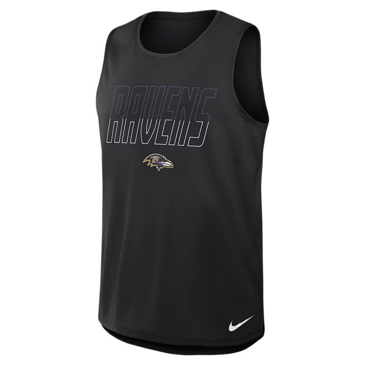 Nike Nike NFL Tank Tops Men's Black Crew Neck Moderate