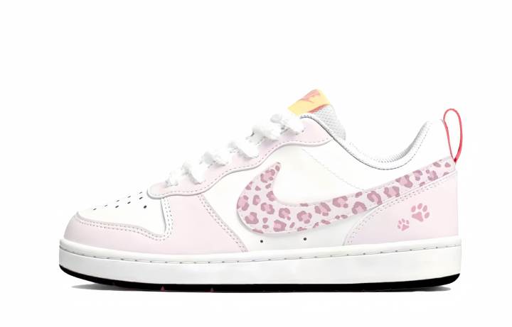 Nike Nike Court Borough 2 Skateboard Shoes Women's Low Top White, Pink
