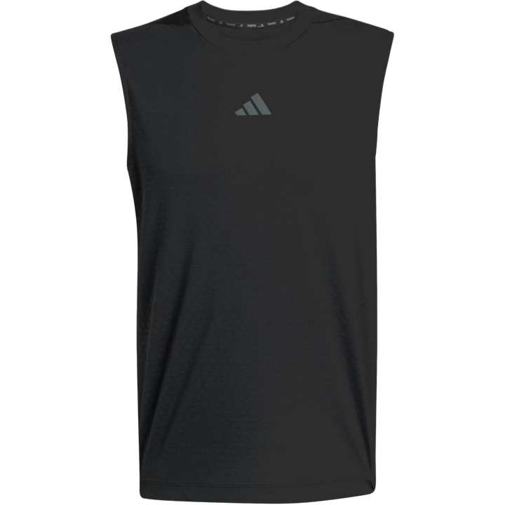 Adidas Adidas D4T Tank Tops Men's Black Crew Neck Moderate