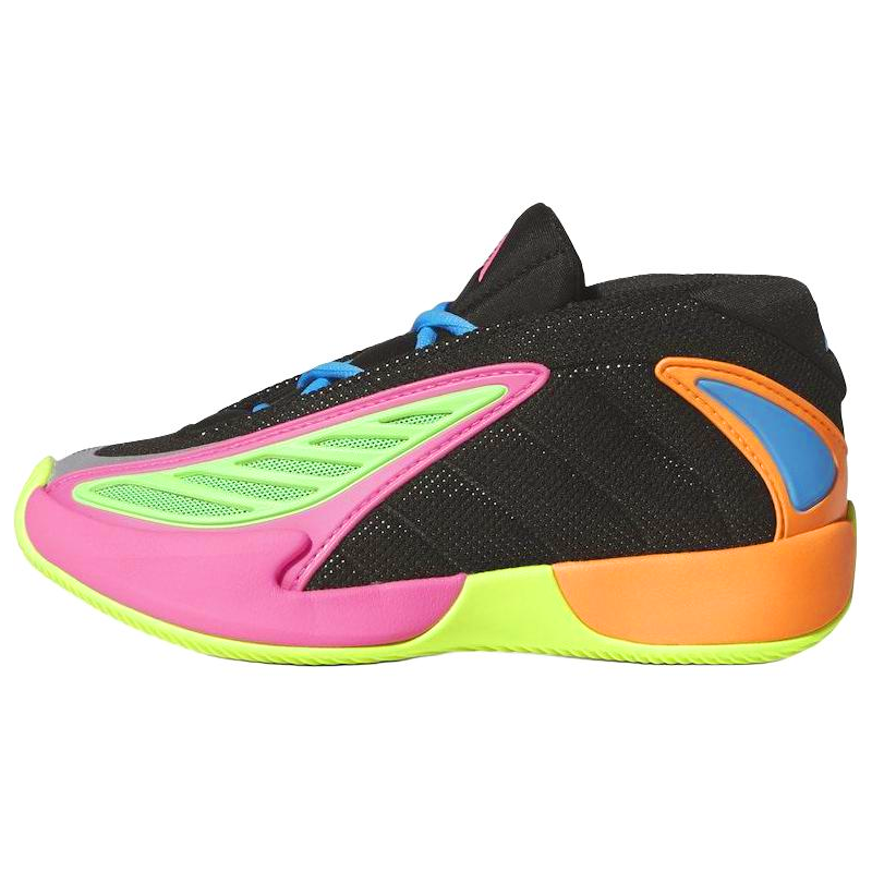 Adidas Adidas AE2 Mid top Basketball Shoes Black Pink Orange Kids'