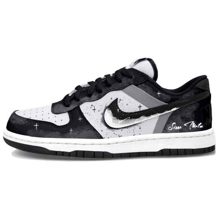 Nike Nike Big Skateboard Shoes Men's Low Top Black