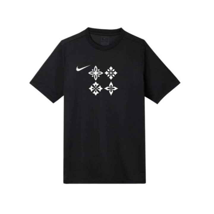 Nike Nike T Shirts Unisex Black Crew Neck Moderate Straight Fit