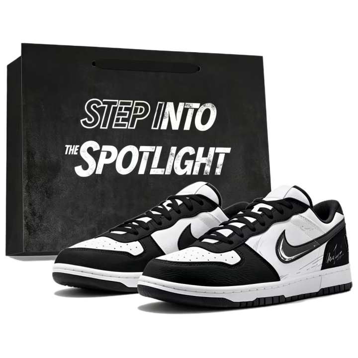 Nike Nike Big Skateboard Shoes Men's Low Top White/Black