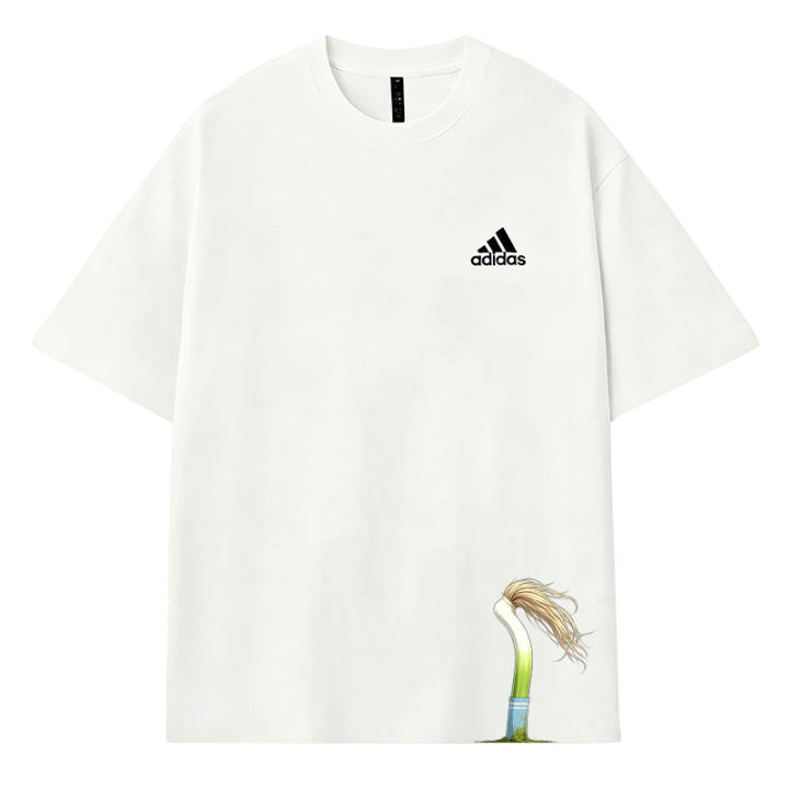 Adidas Adidas MUST HAVES T Shirts Unisex Ecru Crew Neck Thin