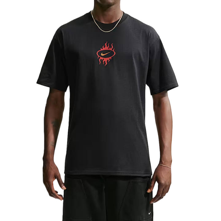 Nike Nike Sportswear T Shirts Men's Black Crew Neck