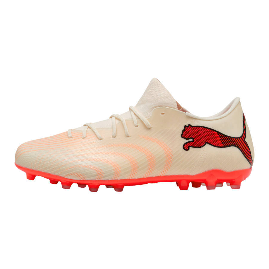 PUMA Future 9 Soccer Shoes Unisex Low Top Almond Red
