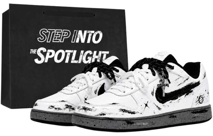 Nike Nike EBERNON Skateboard Shoes Men's Low Top White