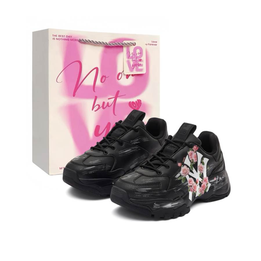 MLB MLB Big Ball Chunky Sneakers Unisex Low Top Black/Pink