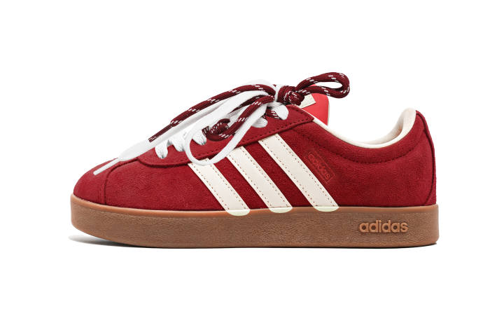 Adidas Adidas Vl Court Classic German Army Trainers Unisex Low Top Red/White