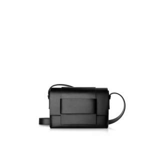 INJOYLIFE Soft Leather Shoulder Bag, Crossbody Bag Unisex Black