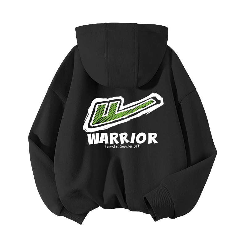 WARRIOR WARRIOR Kids Sweatshirts Hooded Non Detachable Moderate Stretch