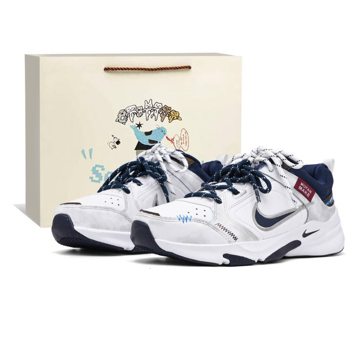 Nike Nike Defy All Day Chunky Sneakers Unisex Low Top Blue/White