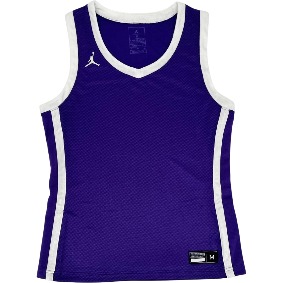 Jordan Jordan Jumpman Basketball Jerseys Women's Purple V Neck