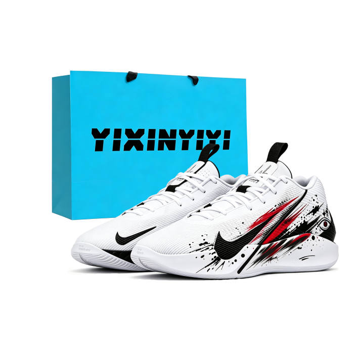 Nike Nike G.T. Jump Academy Basketball Shoes Men's High Top White, Black, Red