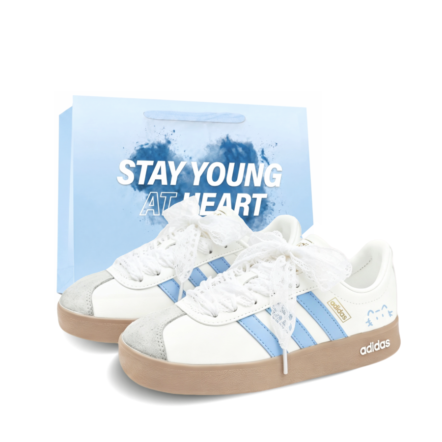 Adidas Adidas VL COURT 2.0 German Army Trainers Unisex Low Top Beige