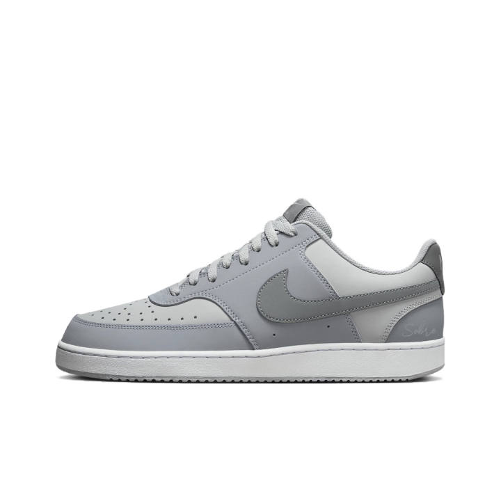 Nike Nike Court Vision Skateboard Shoes Unisex Low Top Black/White/Gray