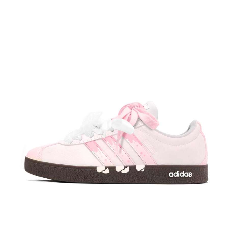 Adidas Adidas VL COURT 2.0 German Army Trainers Women's Low Top Pink