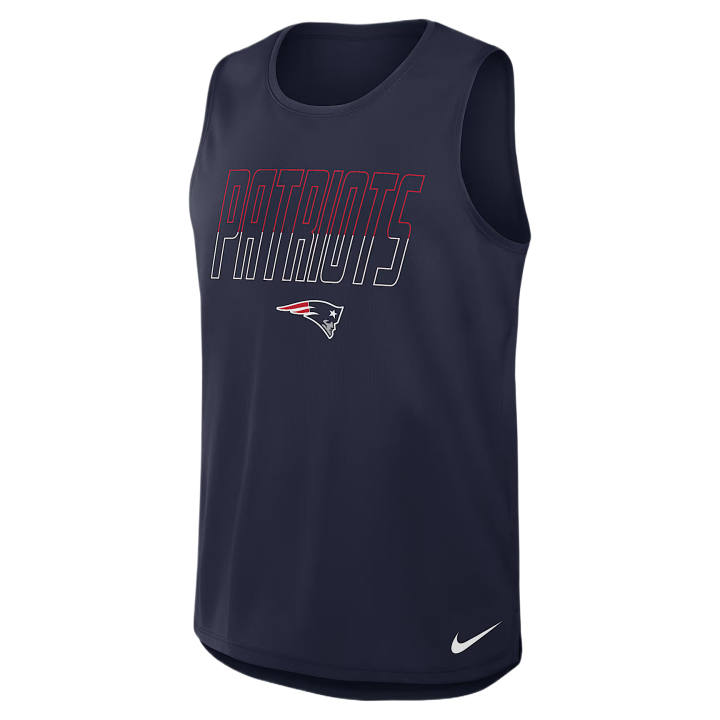 Nike Nike NFL Tank Tops Men's Marine Crew Neck Moderate