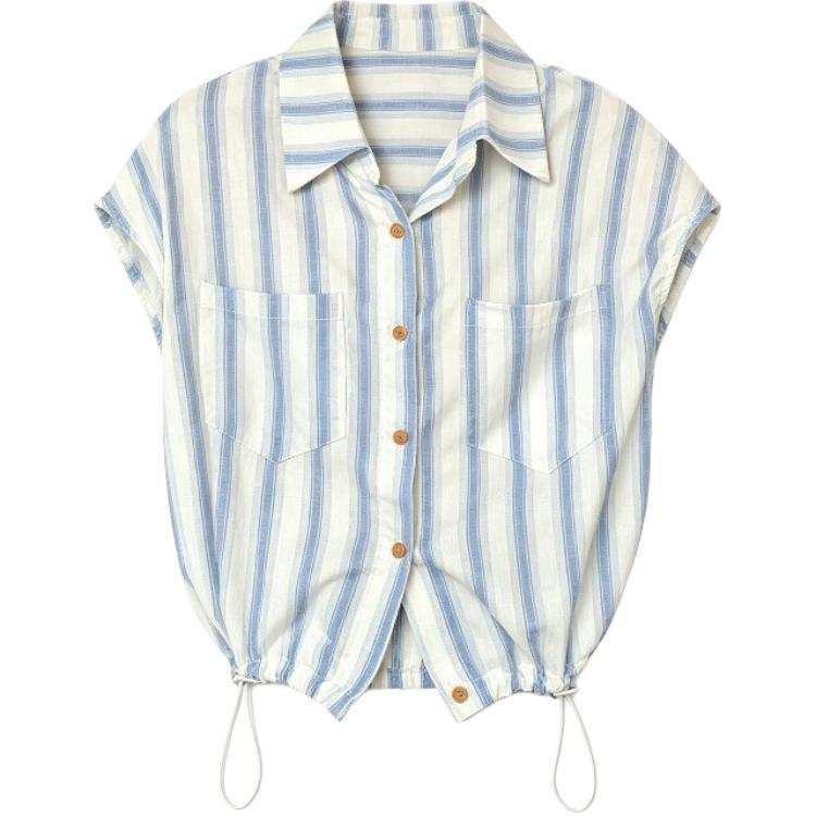 CHARM GLOW Shirts Women's Polo Collar Moderate A Line