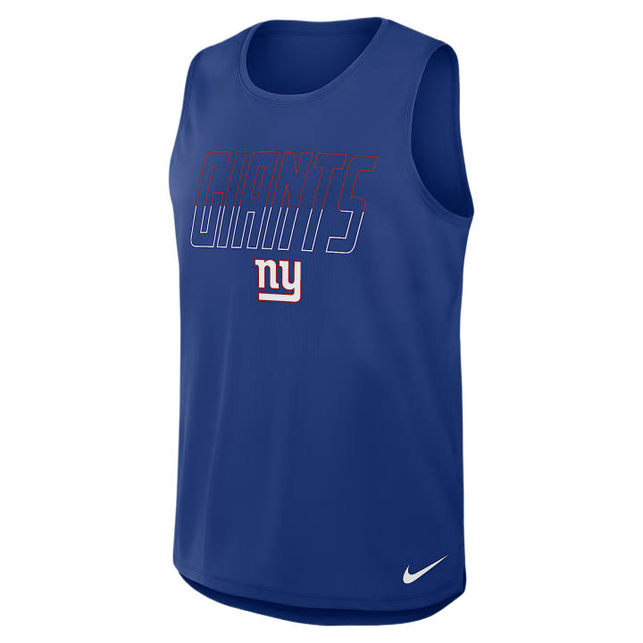 Nike Nike NFL Tank Tops Men's Royal Crew Neck Moderate