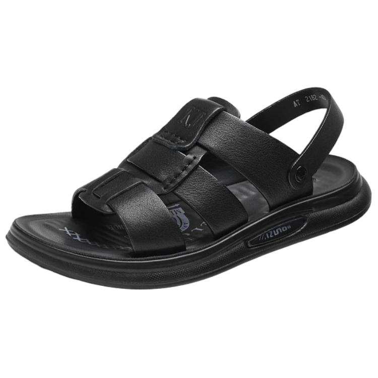 KJ KJ Top Grain Cow Leather Beach Sandals Men's