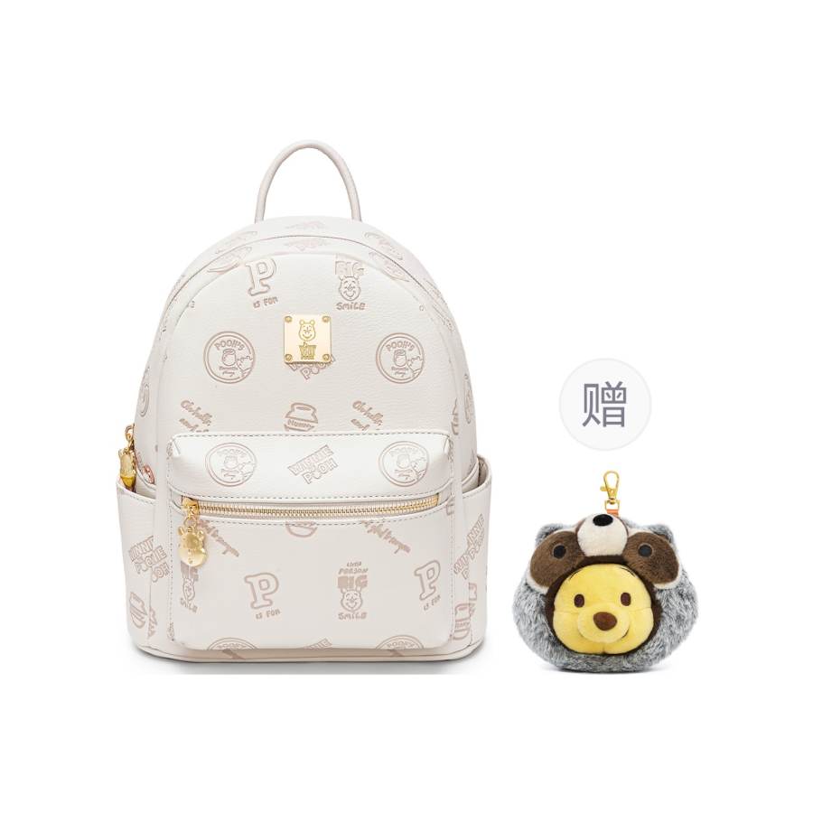 Disney Winnie The Pooh PVC Backpack Women's Pink