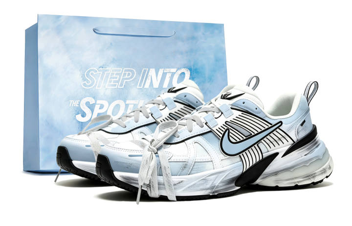 Nike Nike V2K Run Running Shoes Women's Low Top Blue White