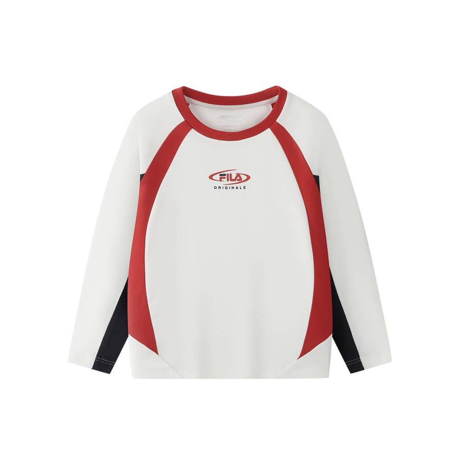 FILA KIDS T Shirts Crew Neck Moderate Stretch