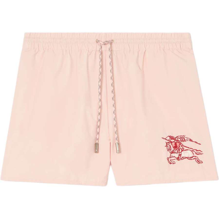 Burberry Qixi Festival Limited Capsule Collection Casual Shorts Women's Honey Pink Moderate Straight Fit Pants