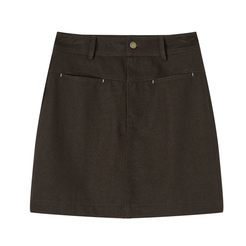 XIANGYING Casual Short Skirts Women's Moderate Short Skirt Bodycon Skirt