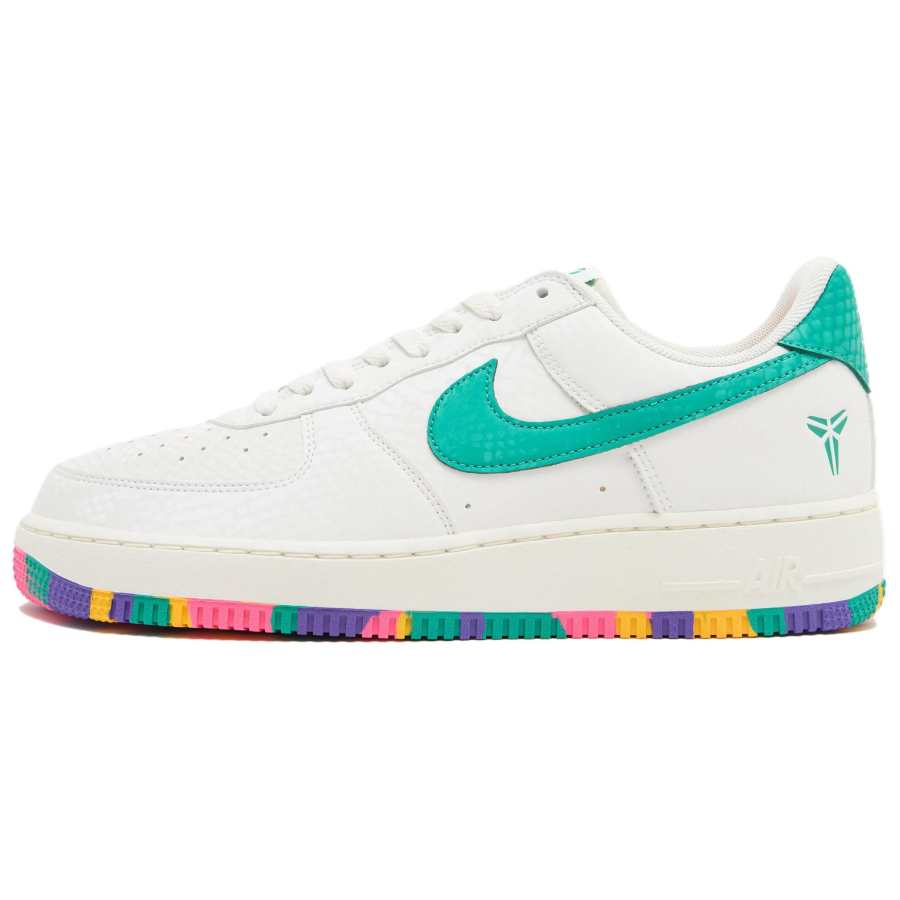 Nike Nike Air Force 1 Skateboard Shoes Unisex Low Top White Green Purple