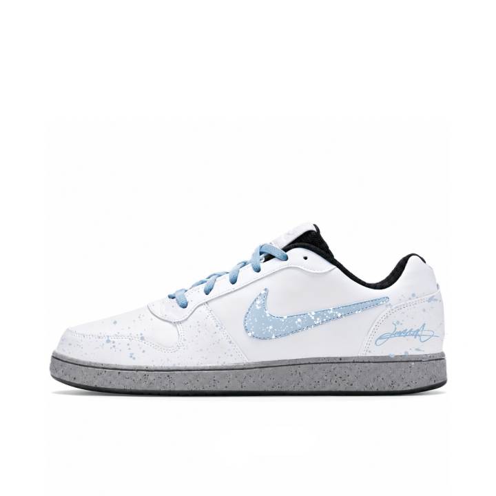 Nike Nike EBERNON Skateboard Shoes Unisex Low Top Blue/White